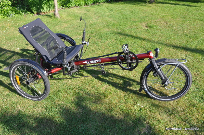 den trehjulede liggecykel